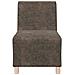 Poltrona Sofa 2 pcs Grigio scuro 55 x 74 x 82 cm - Foto miniatura 5