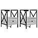 Armadio da Notte 2 pcs Grigio sonoma 41.5 x 40.5 x 55 cm - Foto miniatura 1