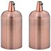 Portalampade 2 pz Rosso Bronzo E27 - Foto miniatura 1
