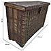 Baule In Legno Fatta A Mano 136x46x96h Cm - Foto miniatura 4