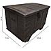 Baule In Legno Fatta A Mano 120x72x82h Cm - Foto miniatura 4