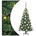 Albero di Natale con 150 LED con supporto Verde 120 cm PVC - Foto miniatura 1