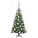 Albero di Natale con 150 LED con supporto Verde 120 cm PVC - Foto miniatura 3