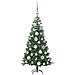 Albero di Natale con 150 LED con supporto Verde 120 cm PVC - Foto miniatura 4