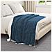 Coperta Blu navy 130 x 150 cm Panno - Foto miniatura 3