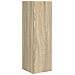 Set mobile TV 4 pcs Rovere Sonoma Legno multistrato - Foto miniatura 6