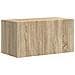 Set mobile TV 4 pcs Rovere Sonoma Legno multistrato - Foto miniatura 7