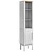 Set di mobili per il bagno con lo scaffale FLORO 2 pcs Bianco - Foto miniatura 6