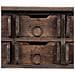 Tavolino Da Ingresso In Legno Con 6 Cassetti 105x45,5x82h Cm - Foto miniatura 7