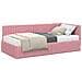 Struttura Letto Angolare con Materasso 2 pcs Grigio Velluto - Foto miniatura 1