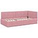 Struttura Letto Angolare con Materasso 2 pcs Grigio Velluto - Foto miniatura 6