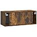 Mobile Porta TV da Muro Rovere Fumo 78,5 x 31 x 30 cm - Foto miniatura 6