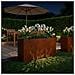 Vaso da giardino Ruggine 100 x 20 x 49 cm Acciaio Corten - Foto miniatura 3
