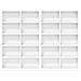 Mobile per CD 2 pz Bianco 65 x 23,5 x 97,5 cm - Foto miniatura 6