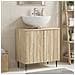 Armadio per Lavabo da Bagno ZWOLLE Rovere Sonoma - Foto miniatura 2
