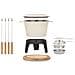 Set Fonduta In Ghisa Per 4 Persone Mont Joly, Per Formaggio E Cioccolato - Foto miniatura 2