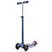 Monopattino 3 Ruote Telescopico Max 70kg Micro Maxi Deluxe Blu - Foto miniatura 2