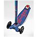 Monopattino 3 Ruote Telescopico Max 70kg Micro Maxi Deluxe Blu - Foto miniatura 5