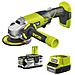 18v Oneplus R18ag-l40s Angle Grinder - Batteria Agli Ioni Di Litio Da 4,0 Ah - Caricabatterie - Foto miniatura 1