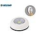 MINI PUSH LIGHT: lampada a pressione LED, bianca. A pile - Foto miniatura 1
