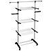 Cucina Sposta Acciaio Inox Nero E Grigio 122 X 50 X 162 Centimetri - Foto miniatura 1