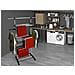 Cucina Sposta Acciaio Inox Nero E Grigio 122 X 50 X 162 Centimetri - Foto miniatura 10