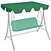 Baldacchino per Dondolo Giardino Verde 150/130x105/70 cm - Foto miniatura 6