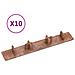 Tappi Per Decking 10 Pz In Plastica Marrone - Foto miniatura 1