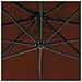 Ombrellone A Sbalzo Con Palo In Acciaio 250x250 Cm Terracotta - Foto miniatura 3