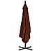 Ombrellone A Sbalzo Con Palo In Acciaio 250x250 Cm Terracotta - Foto miniatura 5