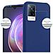 Custodia Compatibile Con Vivo V21 4g / 5g In Candy Blu Scuro - Coperchio Protettivo In Silicone Tpu Flessibile - Foto miniatura 5