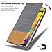 Custodia Compatibile Con Samsung Galaxy M21 In Grigio Chiaro Marrone - Coperchio Protettiva Con Chiusura Magnetica, Funzione Stand E Tasca Per Le Carte - Foto miniatura 7