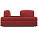 Liberty Divano Con Schienali Movibili T02 Rosso - Foto miniatura 3