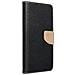 Custodia A Libro Book Case Per Samsung Galaxy S23 S911 Black-gold - Foto miniatura 1