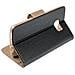 Custodia A Libro Book Case Per Samsung Galaxy S23 S911 Black-gold - Foto miniatura 4