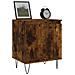 Comodini Rovere Fumo 2 Pz 40x30x50 Cm In Legno Multistrato - Foto miniatura 2