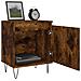 Comodini Rovere Fumo 2 Pz 40x30x50 Cm In Legno Multistrato - Foto miniatura 3