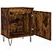 Comodini Rovere Fumo 2 Pz 40x30x50 Cm In Legno Multistrato - Foto miniatura 5