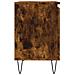 Comodini Rovere Fumo 2 Pz 40x30x50 Cm In Legno Multistrato - Foto miniatura 6