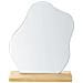 Specchio Da Tavolo Legno Chiaro 22 X 19 Cm Lozere - Foto miniatura 3