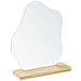 Specchio Da Tavolo Legno Chiaro 22 X 19 Cm Lozere - Foto miniatura 5