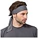 La Fascia Da Tennis Per La Testa Mantiene Il Sudore Lontano Dal Viso Grey - Foto miniatura 4