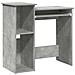 Scrivania Mensole Grigio Cemento 84x40x78 Cm Legno Multistrato - Foto miniatura 2