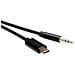 12033218 cavo audio 3 m 3.5mm USB tipo-C Nero - Foto miniatura 5