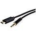 12033218 cavo audio 3 m 3.5mm USB tipo-C Nero - Foto miniatura 1