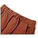 Pantaloncini per Bambini con Coulisse Marrone 128 - Foto miniatura 3