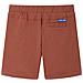 Pantaloncini per Bambini con Coulisse Marrone 128 - Foto miniatura 2