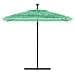 Ombrellone Giardino Con Palo In Acciaio Verde 246x246x230 Cm - Foto miniatura 2