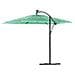 Ombrellone Giardino Con Palo In Acciaio Verde 246x246x230 Cm - Foto miniatura 4