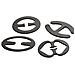 3 Clip Ferma Spalline Per Reggiseno Antiscivolo, Supporti Regolabili Per Spalline Per Donna Modello 4 - Foto miniatura 1